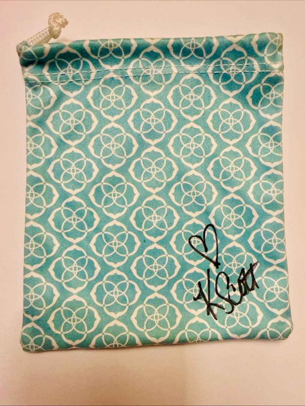 Kendra Scott Autographed Dustbag